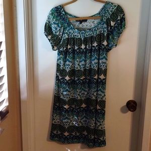 Ellen Parker large short sleeve dress